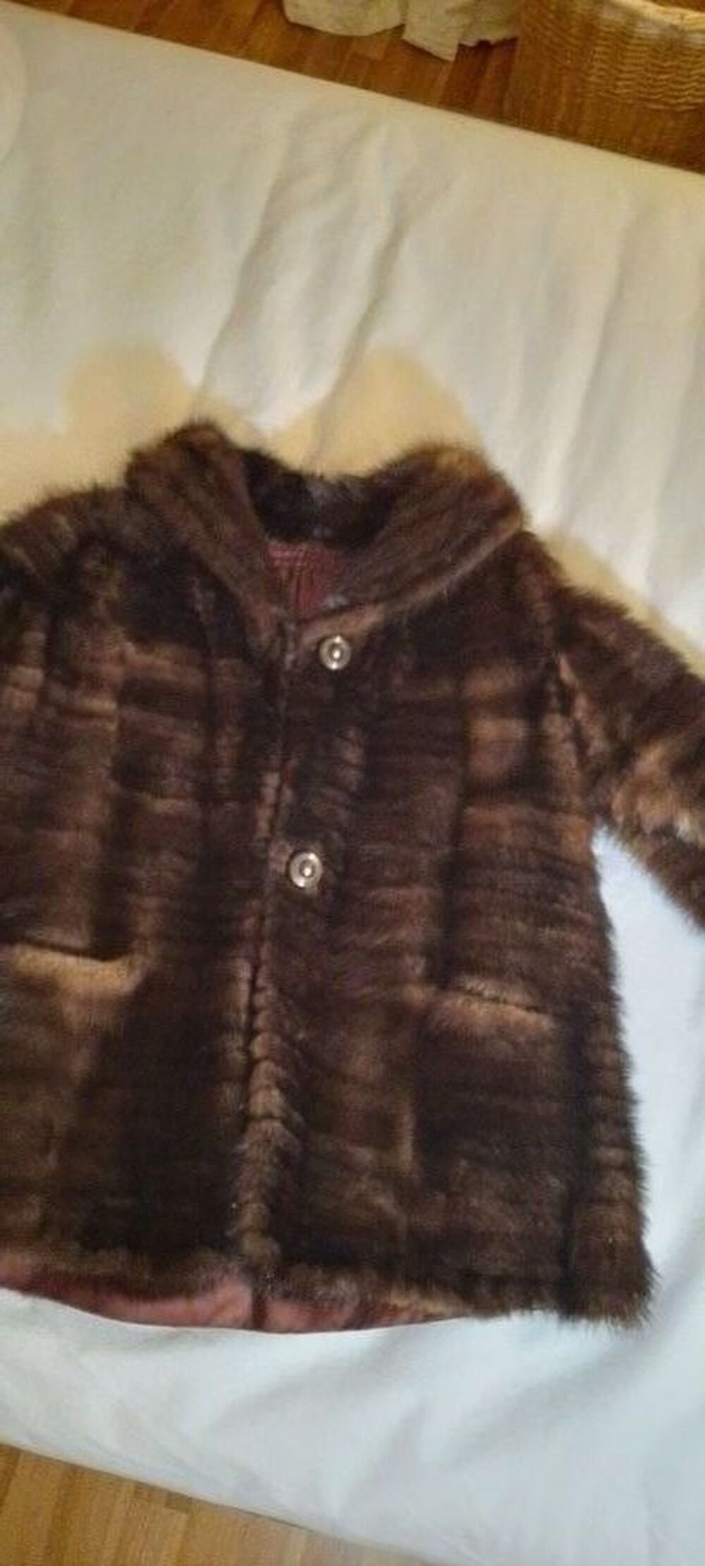 Veste vison V�tements