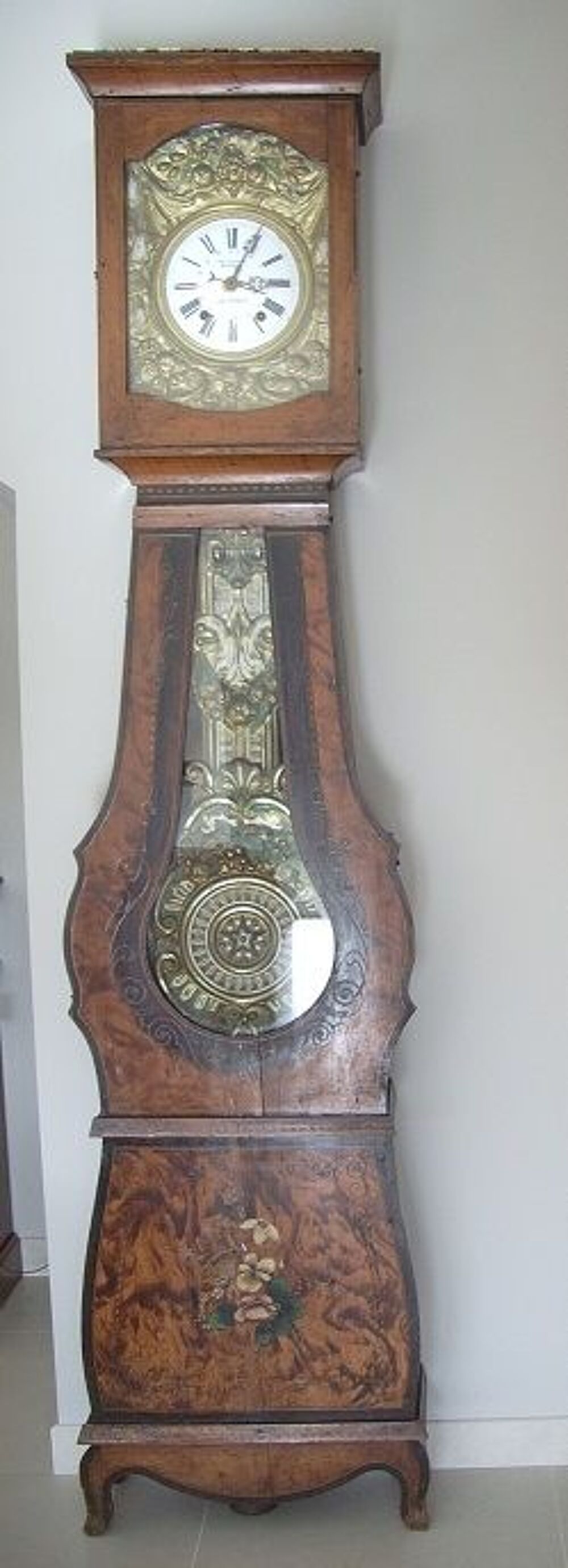 Horloge Comtoise 19&egrave;me Si&egrave;cle mod&egrave;le rare Meubles