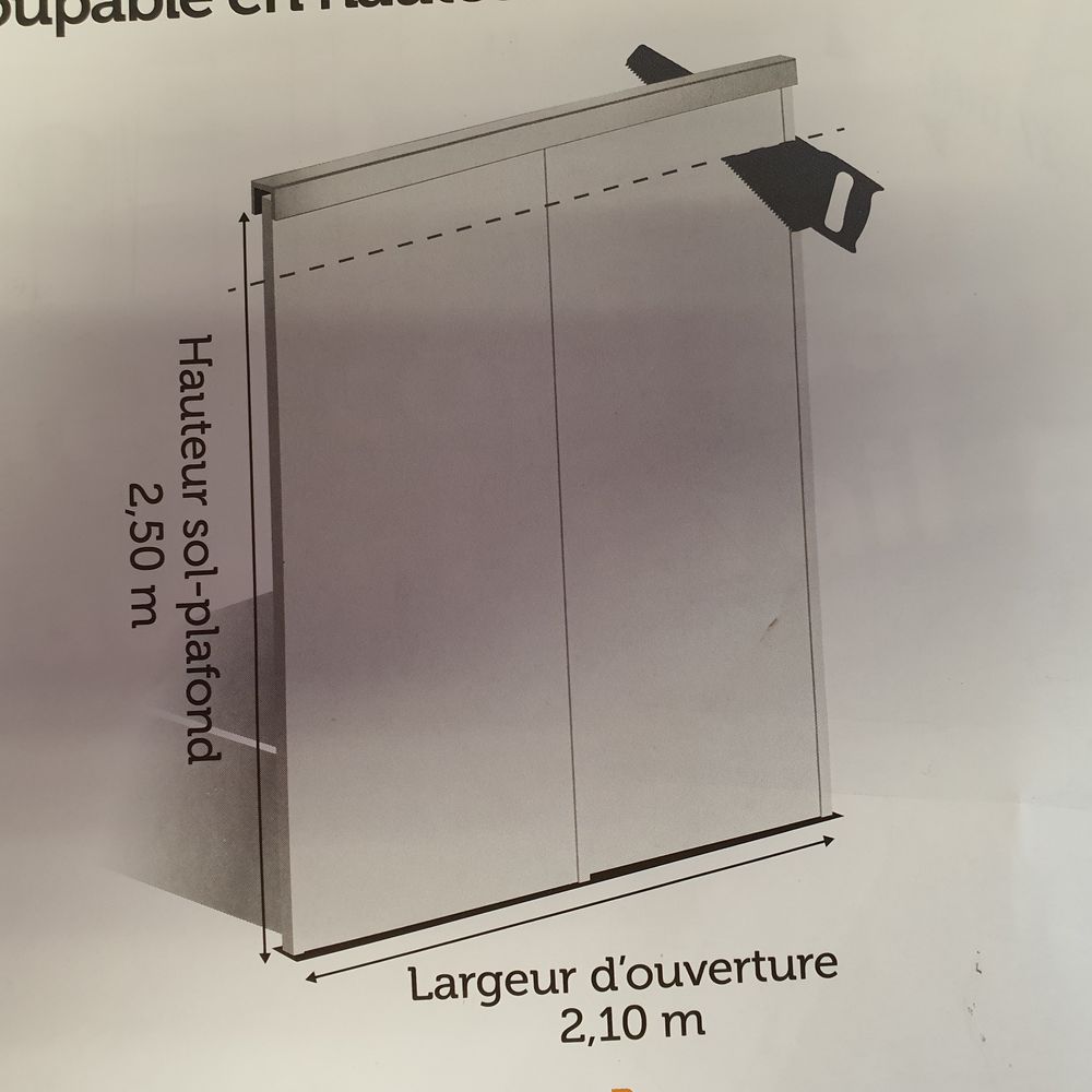 PORTE DE PLACARD COULISSANTE - Diff&eacute;rents Mod&egrave;les Bricolage