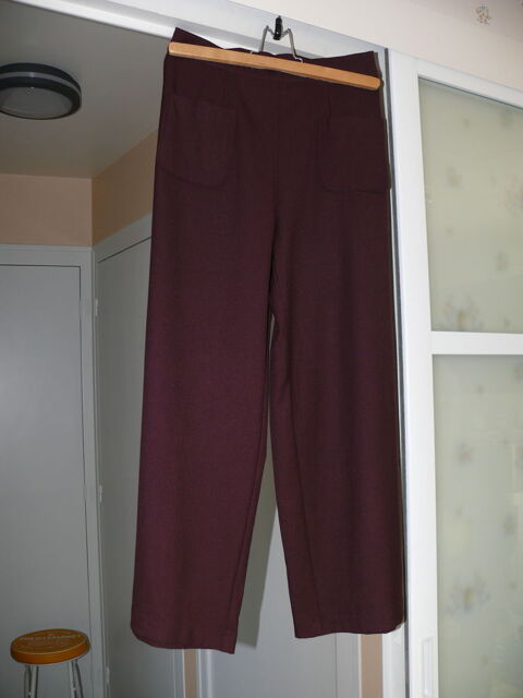 Pantalon bordeaux  Promod  10 Saintes (17)