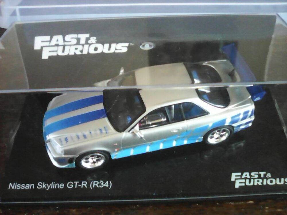 Voiture Fast and Furious Nissan Skyline GTR R34 