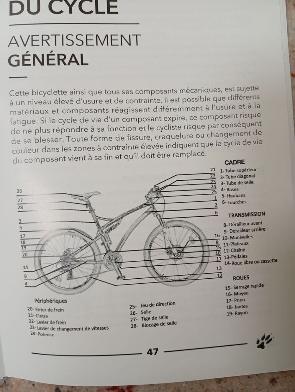 Velo &eacute;lectrique tr&egrave;s peu servi Vélos