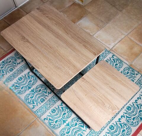 Table basse bois et fer Caromb (84)