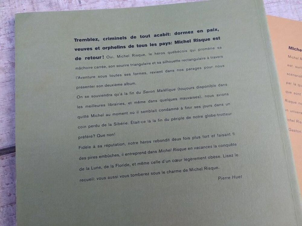 BD Bande Dessin&eacute;e Michel Risque Godbout-Fournier Livres et BD