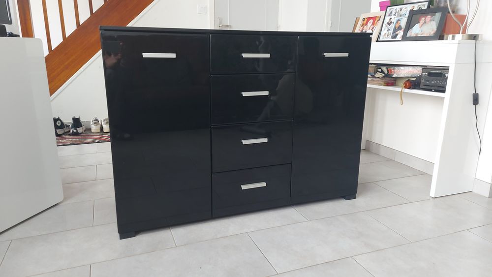 Meuble bas noir Meubles