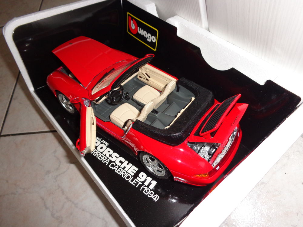 Porsche 911 carrerra cabriolet - 1994 - 1/18 - NEUF - 