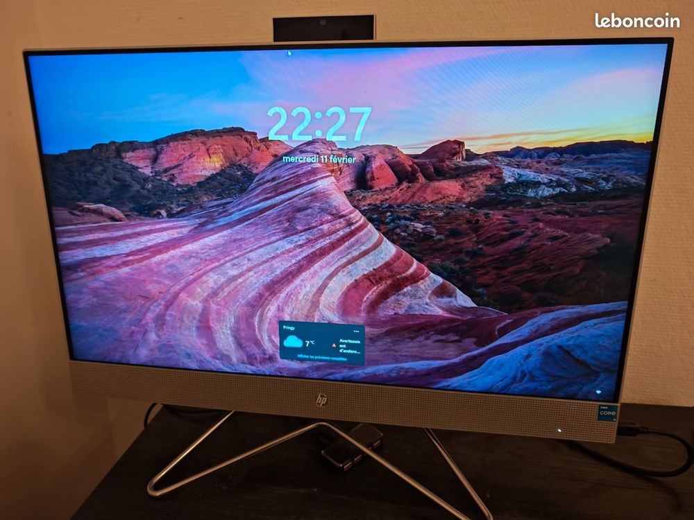  PC HP Disque Dur 500 gigas, &eacute;cran 27" WINDOWS 11 Matériel informatique