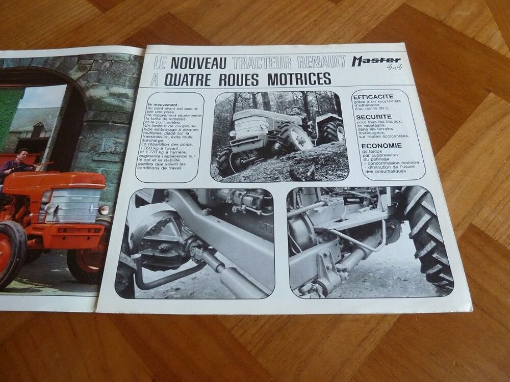 Prospectus d&eacute;pliant tracteur RENAULT MASTER 