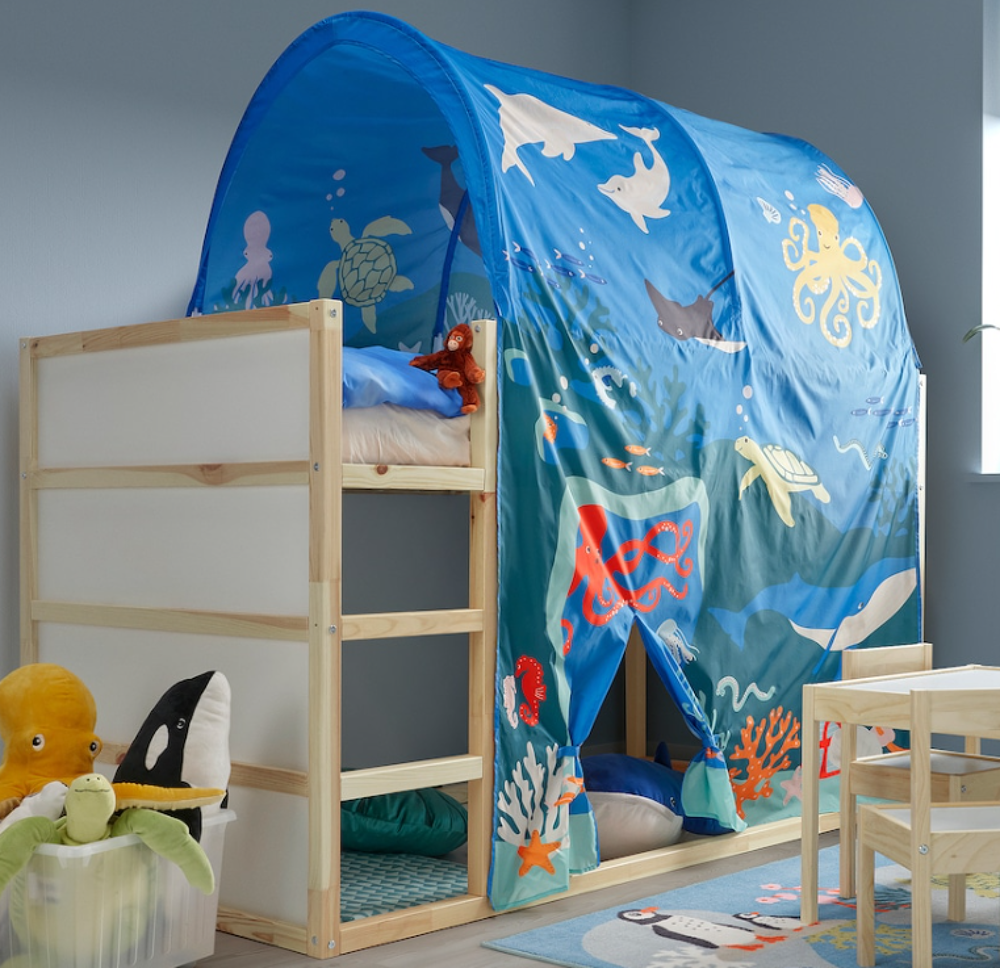 Lit enfant Ikea KURA Mobilier enfants