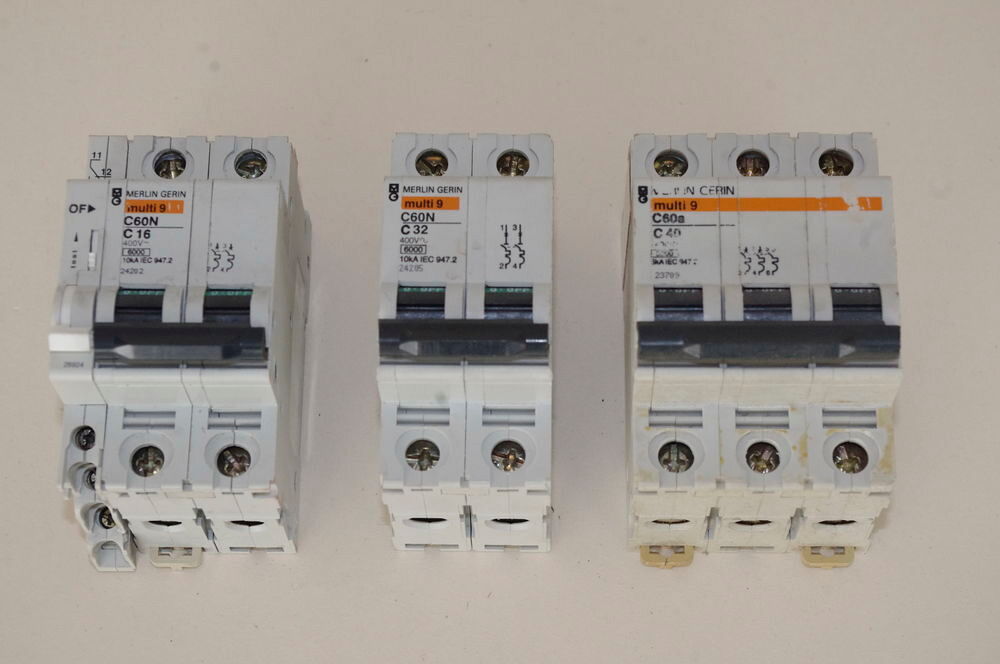 Disjoncteurs modulaires C60 Merlin Gerin Bricolage