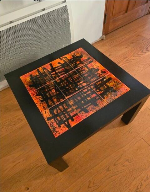 Table basse sign�e Jean Dasti - Vallauris 180 Lussan (30)