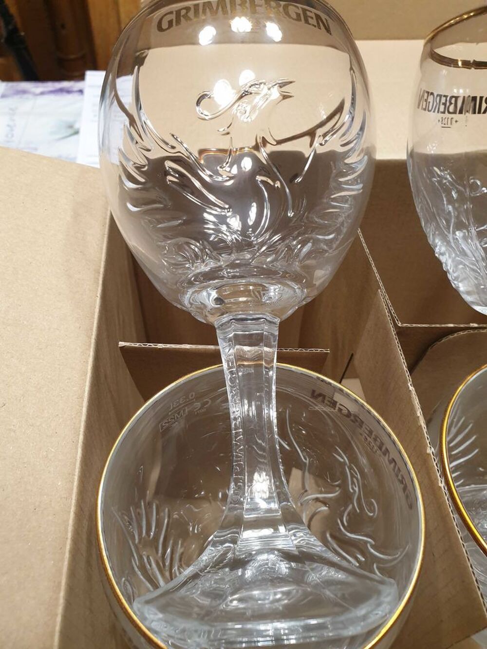 Tr&egrave;s beaux verres GRIMBERGENS 