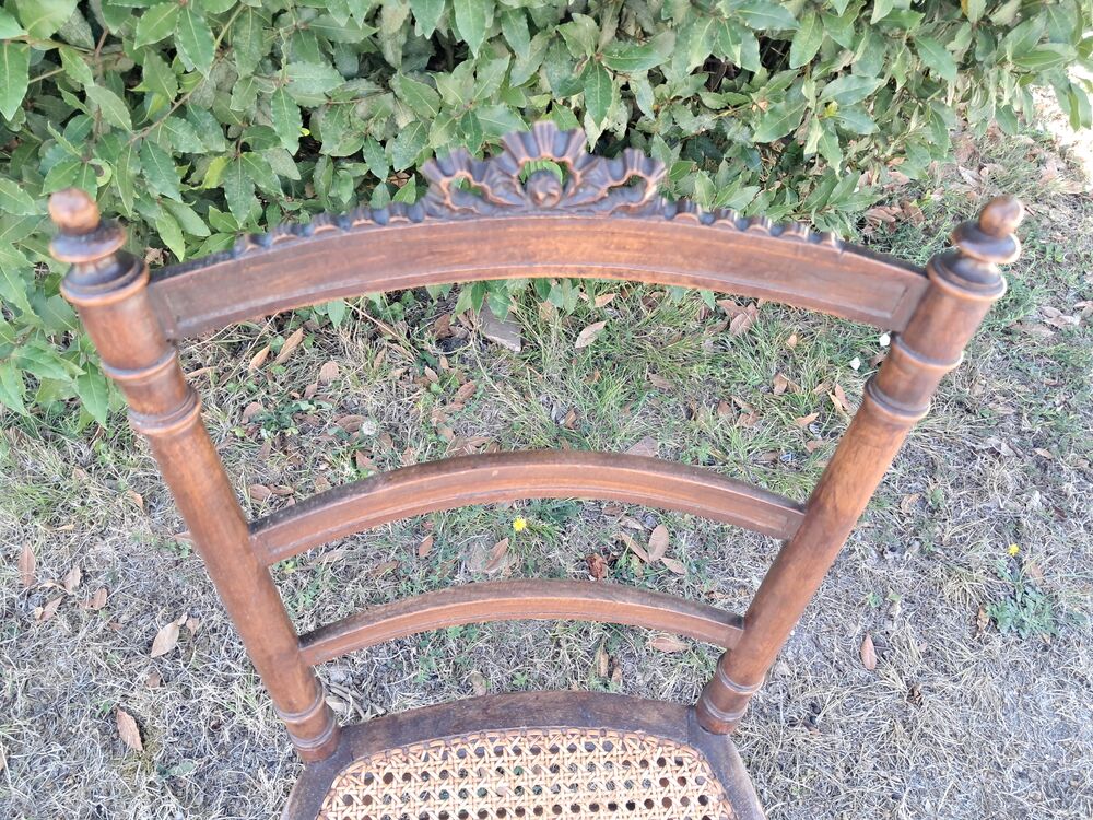 Chaise assise cann&eacute;e Meubles