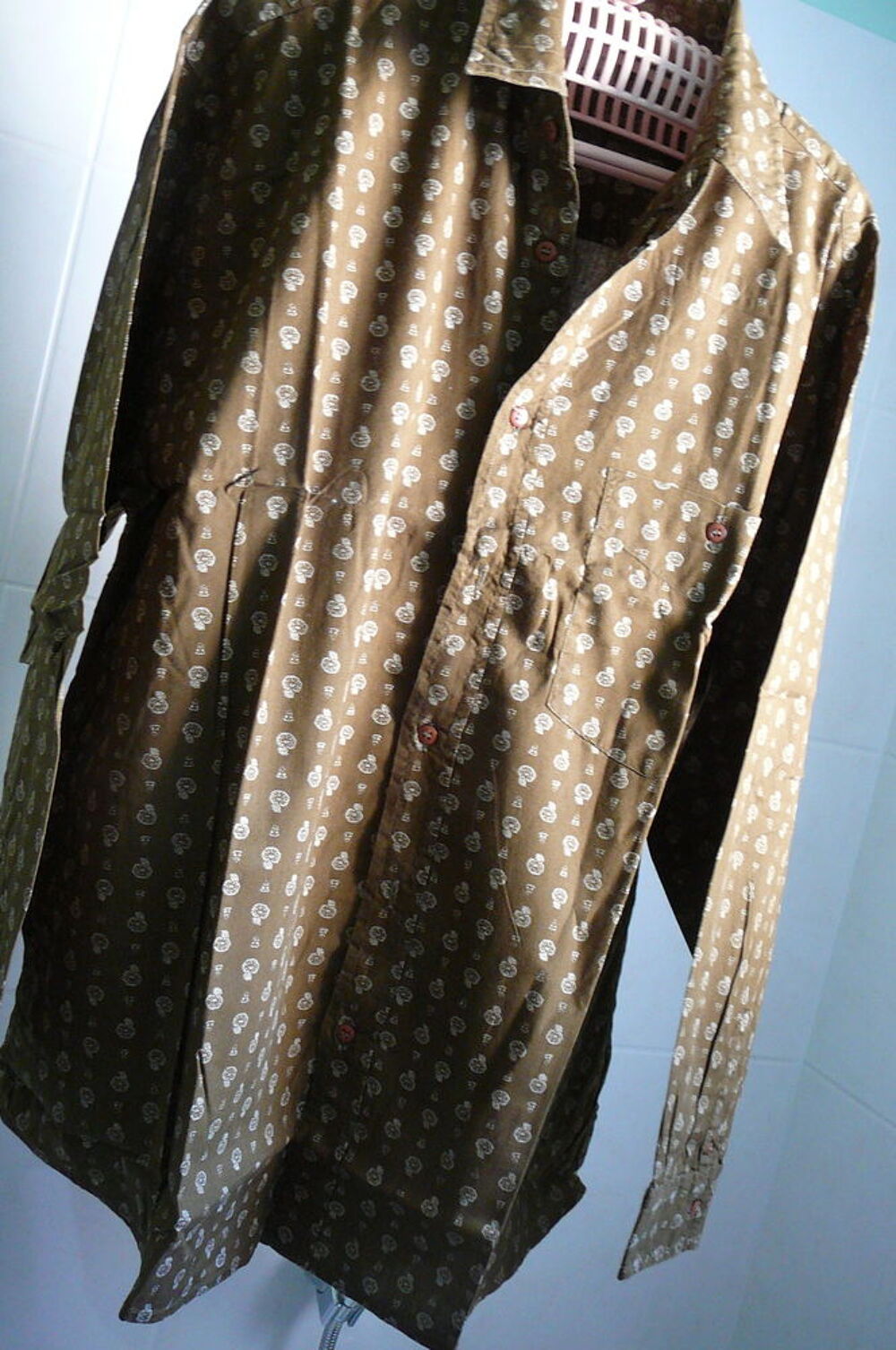 Chemise Homme Manches Longues - T XL - Etat Neuf Vêtements