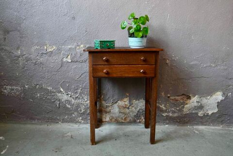 Petite table desserte en ch�ne gu�ridon petit meuble entr�e 220 Wintzenheim (68)