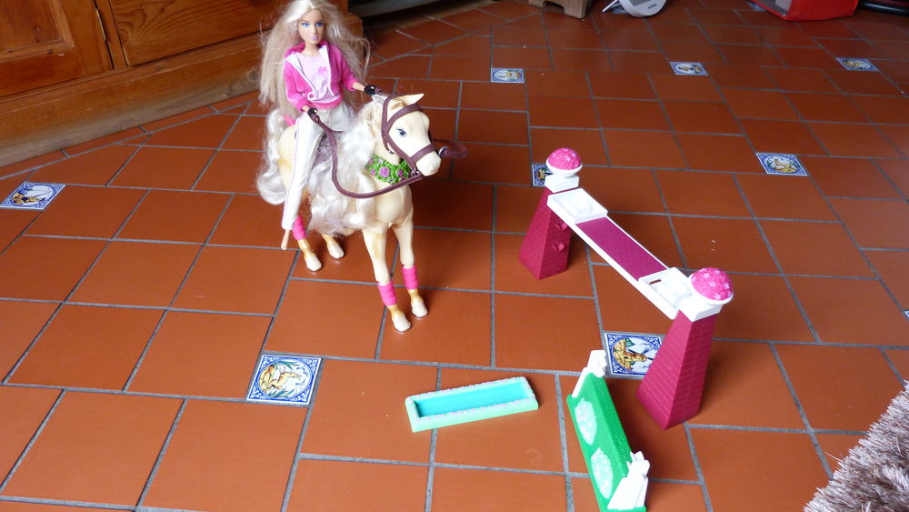 Barbie et son cheval articuler + 3 accessoires Jeux / jouets