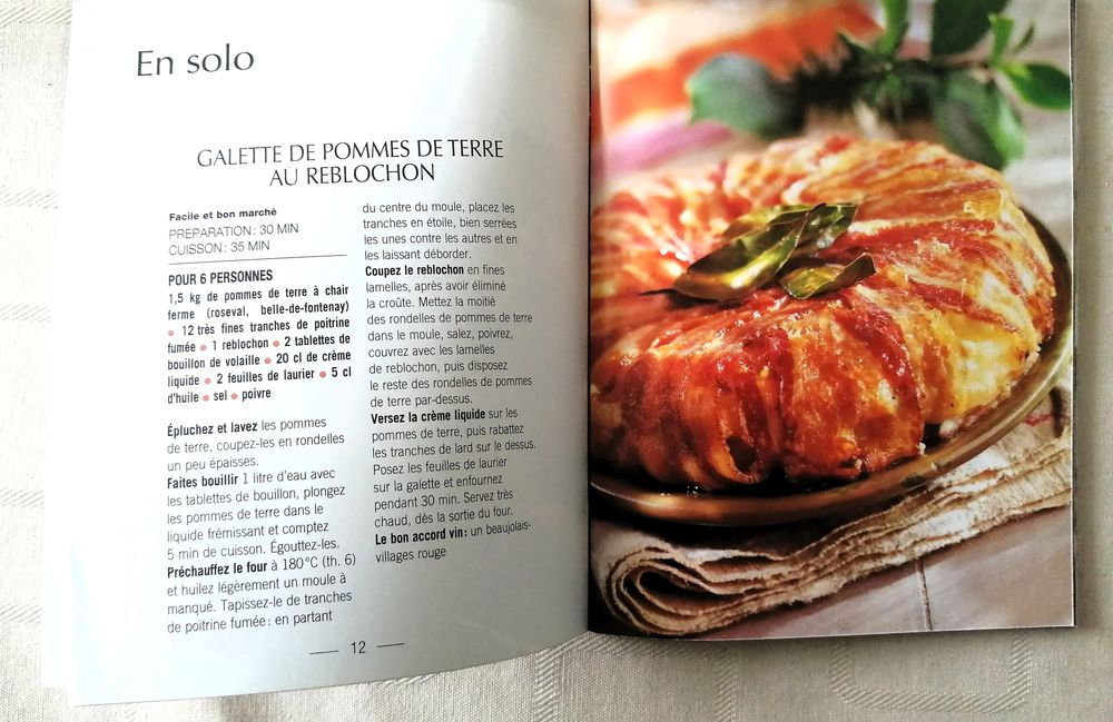 Livre de cuisine : Pomme de Terre 30 recettes irr&eacute;sistibles Livres et BD