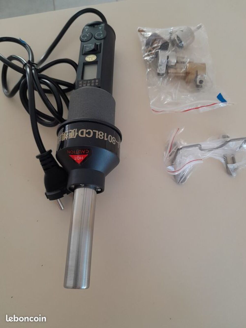 Pistolet a Pistolet &agrave; air chaud air chaud 220v-450w r&eacute;glable Bricolage