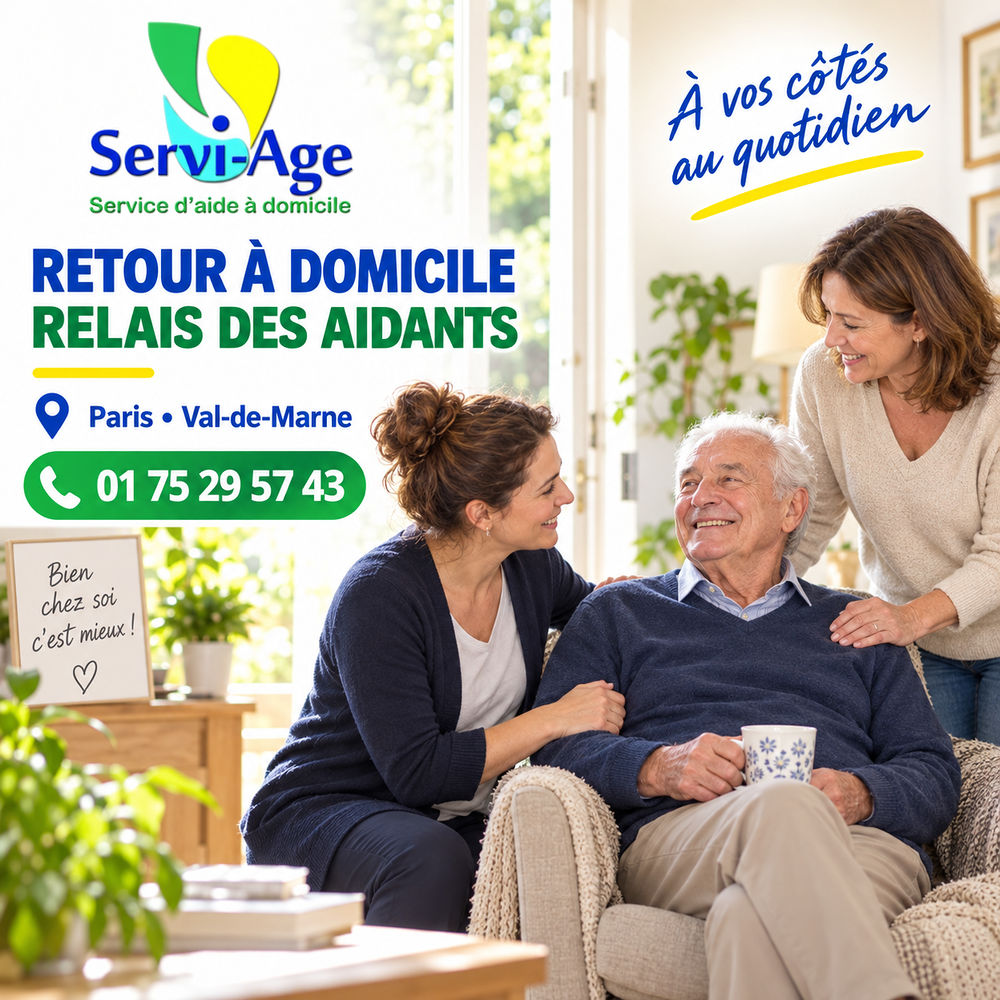   Aide à domicile AGRÉÉE pour seniors à Paris ? Un intervenant 