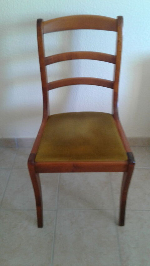 Chaise style louis Philippe en merisier massif 45 Montaren-et-Saint-M�diers (30)