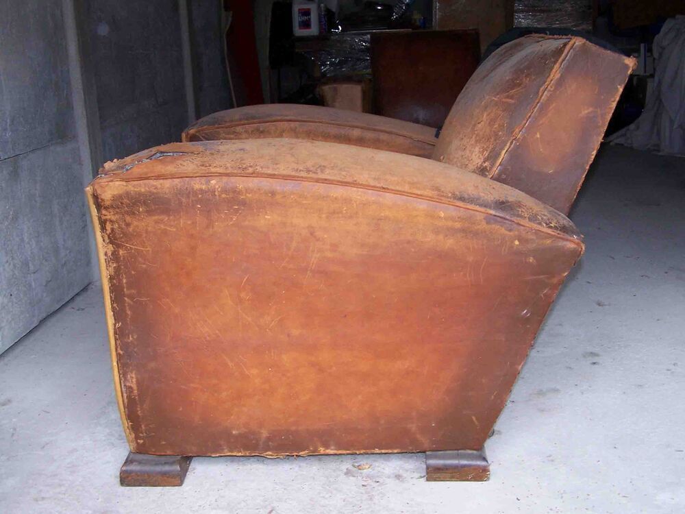 FAUTEUIL CLUB 1945/1950 pour restauration Décoration