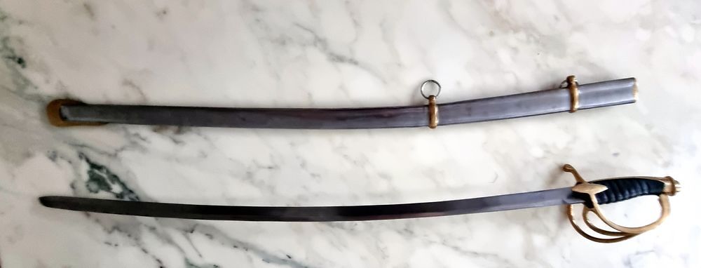 SABRE D'OFFICIER DE CAVALERIE LEGERE 
