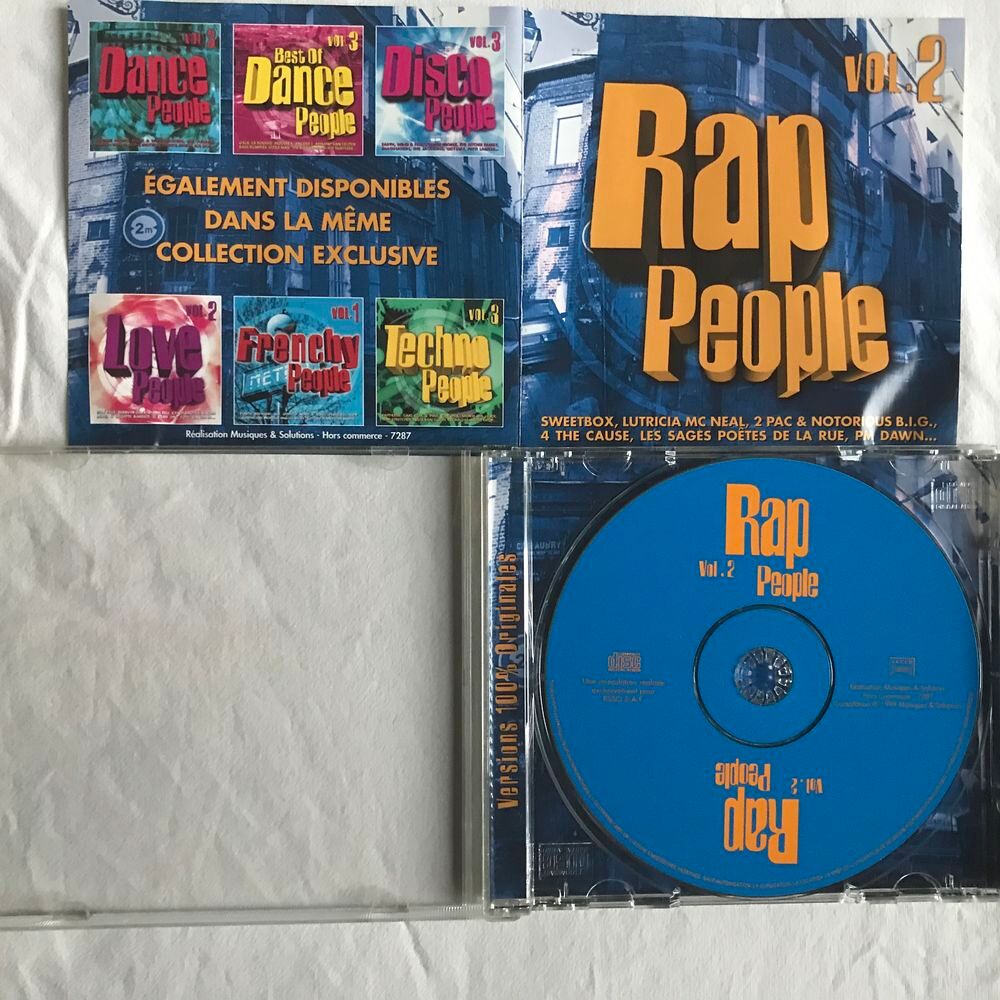CD Rap People Vol.2 Versions 100% Originales ESSO Collectio CD et vinyles