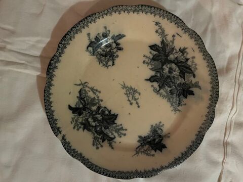 ASSIETTE DECOR FLEURS BLEUES 5 Saint-Firmin-des-Bois (45)