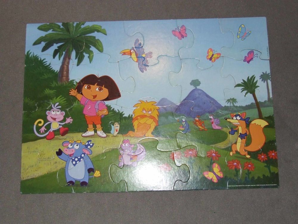 Puzzle DORA, &agrave; encastrer, TBE Jeux / jouets