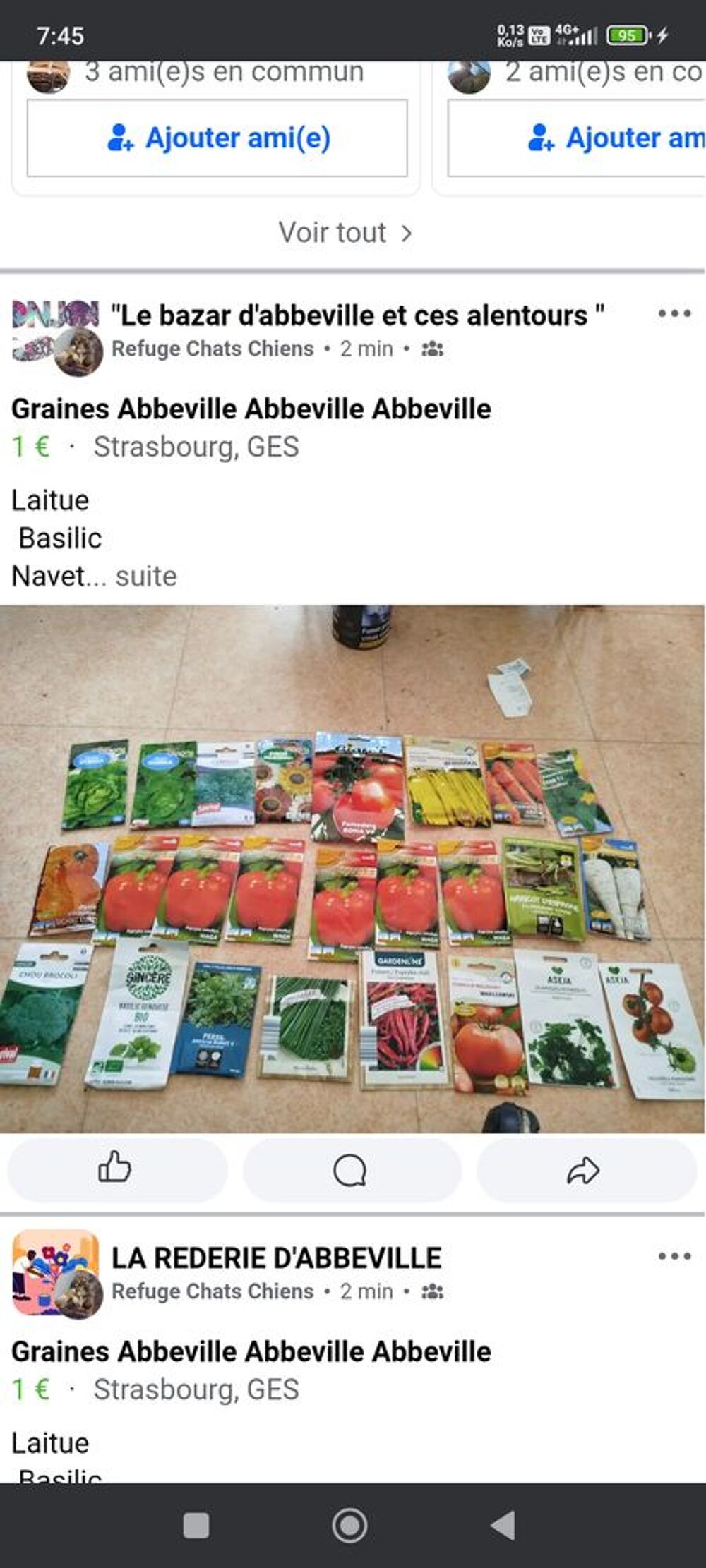 Lot 60 sachets de graines 1euro pi&egrave;ce Jardin