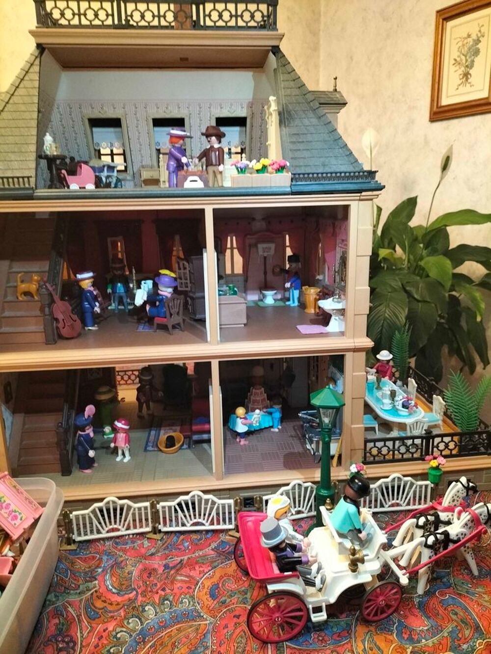 Belle &Eacute;poque : Maison et Sc&egrave;nes Playmobil 