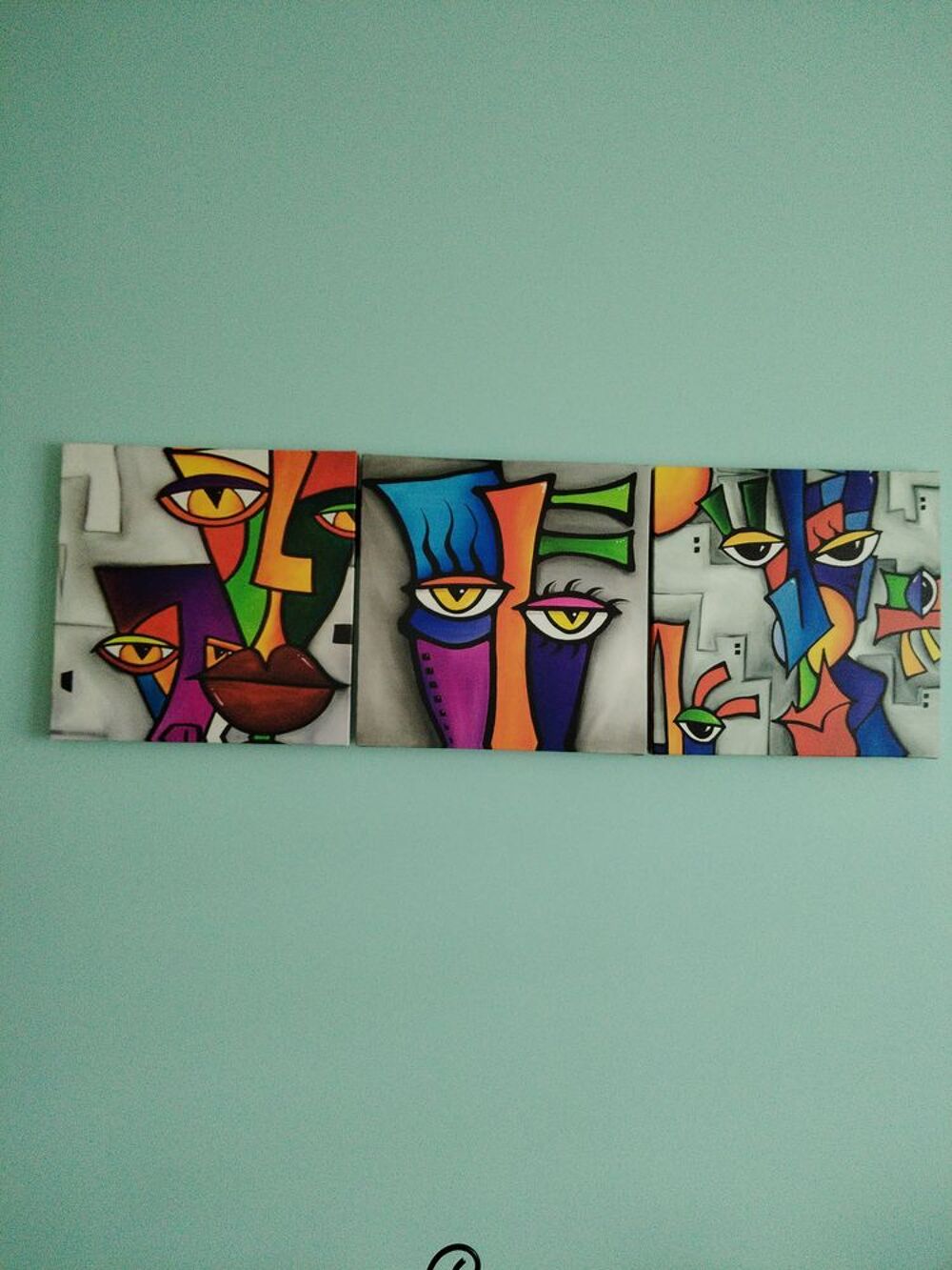 Tableau "Trytique " Décoration