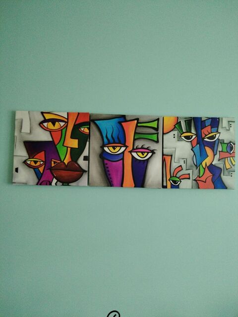 Tableau  Trytique   25 Maubeuge (59)