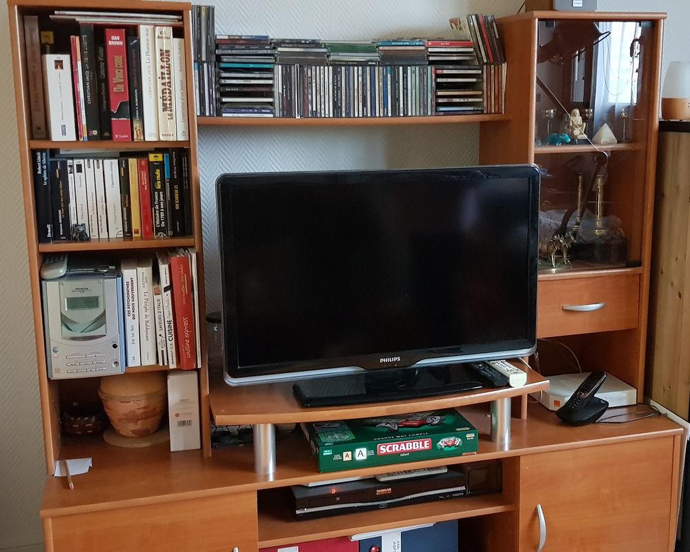 MEUBLE TV/CD/VITRINE/LIVRES Meubles