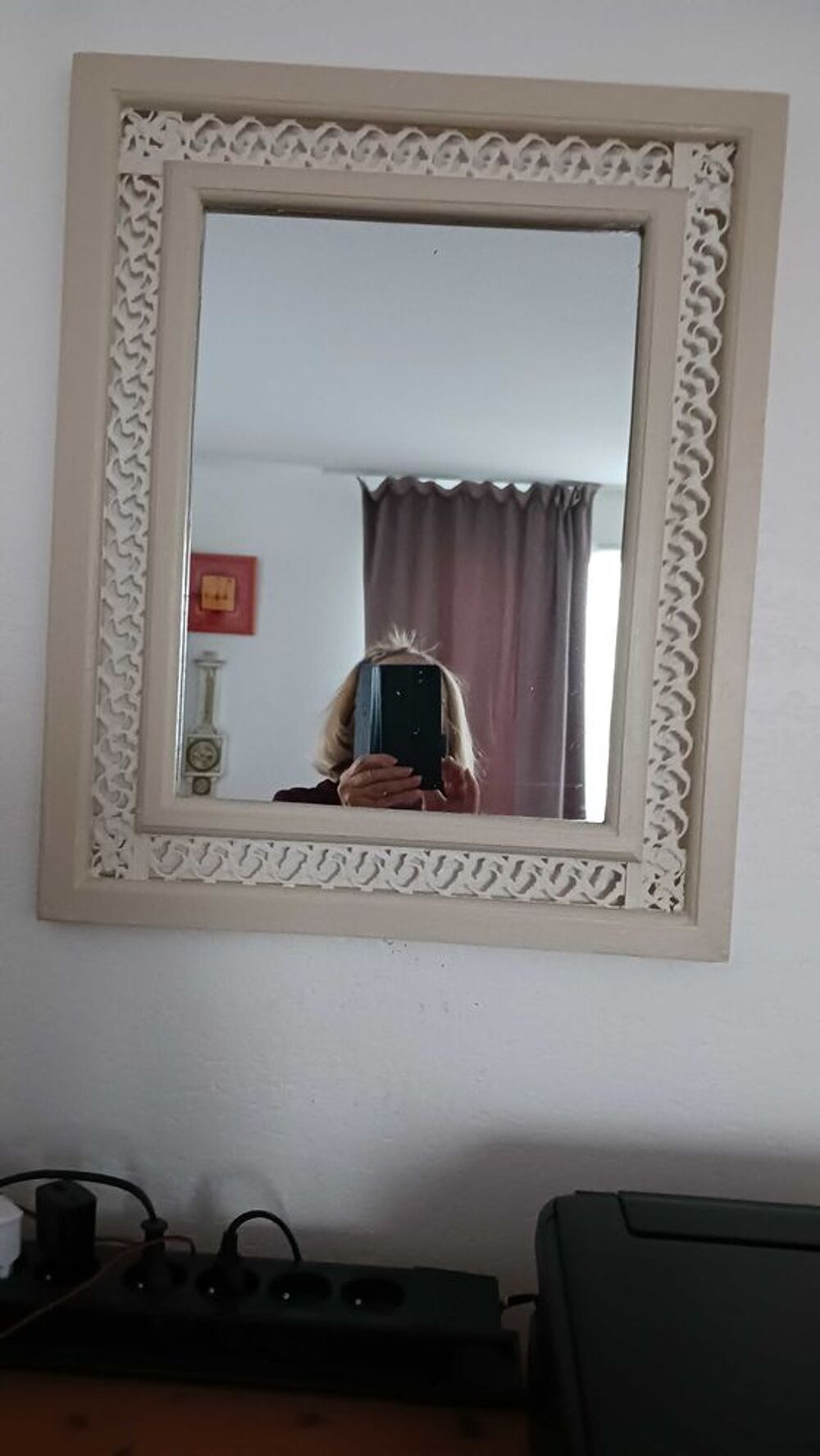 miroir beige Décoration