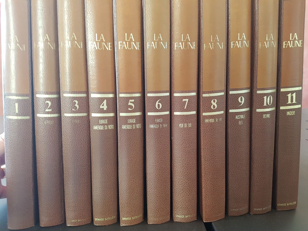 Collection compl&egrave;te encyclop&eacute;die LA FAUNE Livres et BD