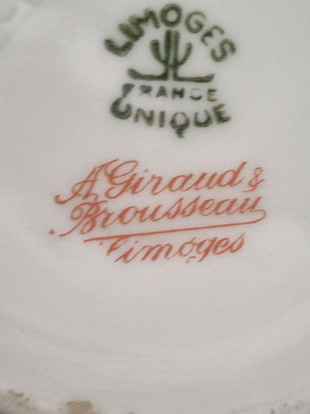 &Eacute;l&eacute;gant service th&eacute; ou caf&eacute; vintage en porcelaine de Limoges Décoration