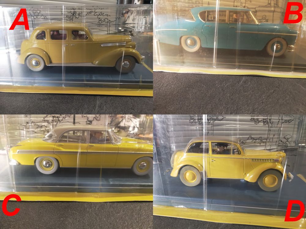 voitures Tintin Moulinsart 1/24 neuves (39e pce)
