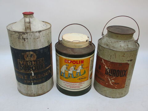 Anciens pots de peinture et vernis 150 Cagnes-sur-Mer (06)
