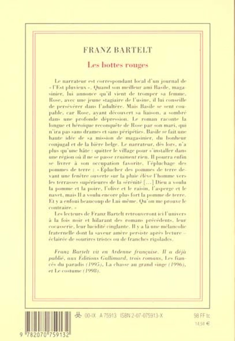 Les bottes rouges Livres et BD