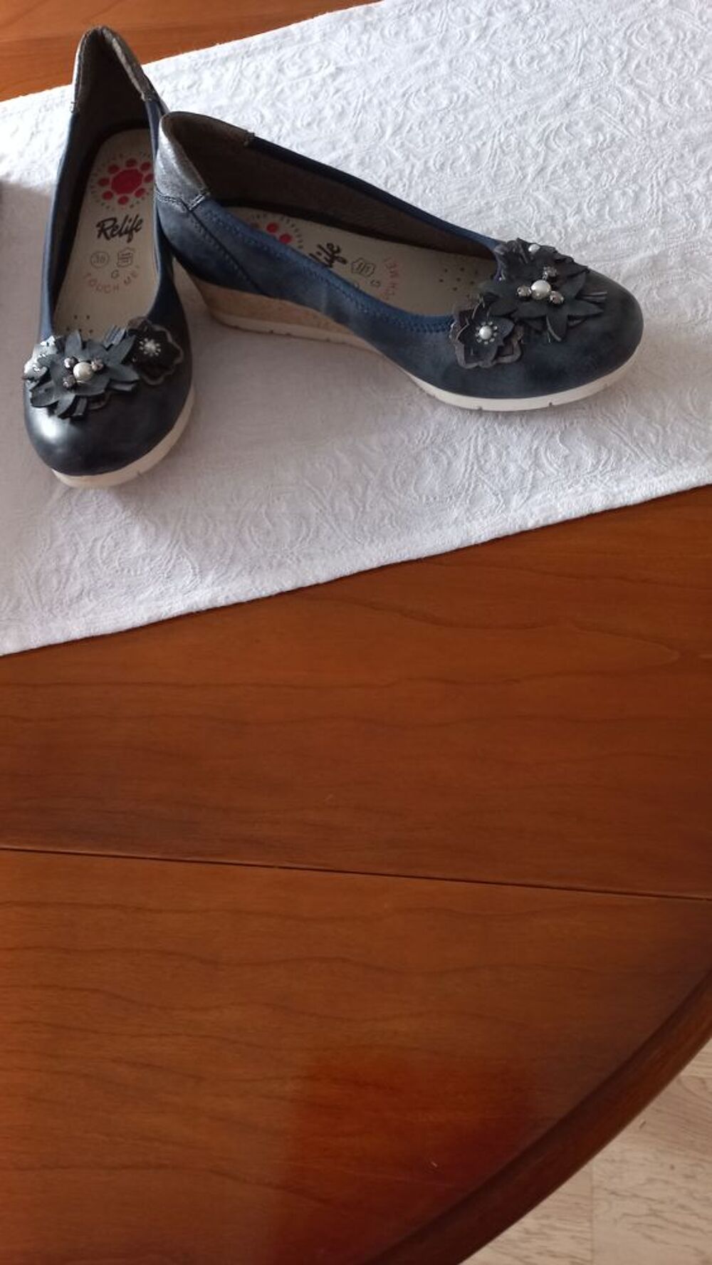 BALLERINES BLEUES Chaussures