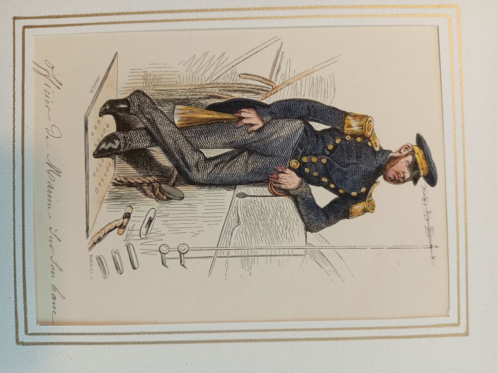 LOT DE GRAVURES ORIGINALES MILITAIRES DE 1830 