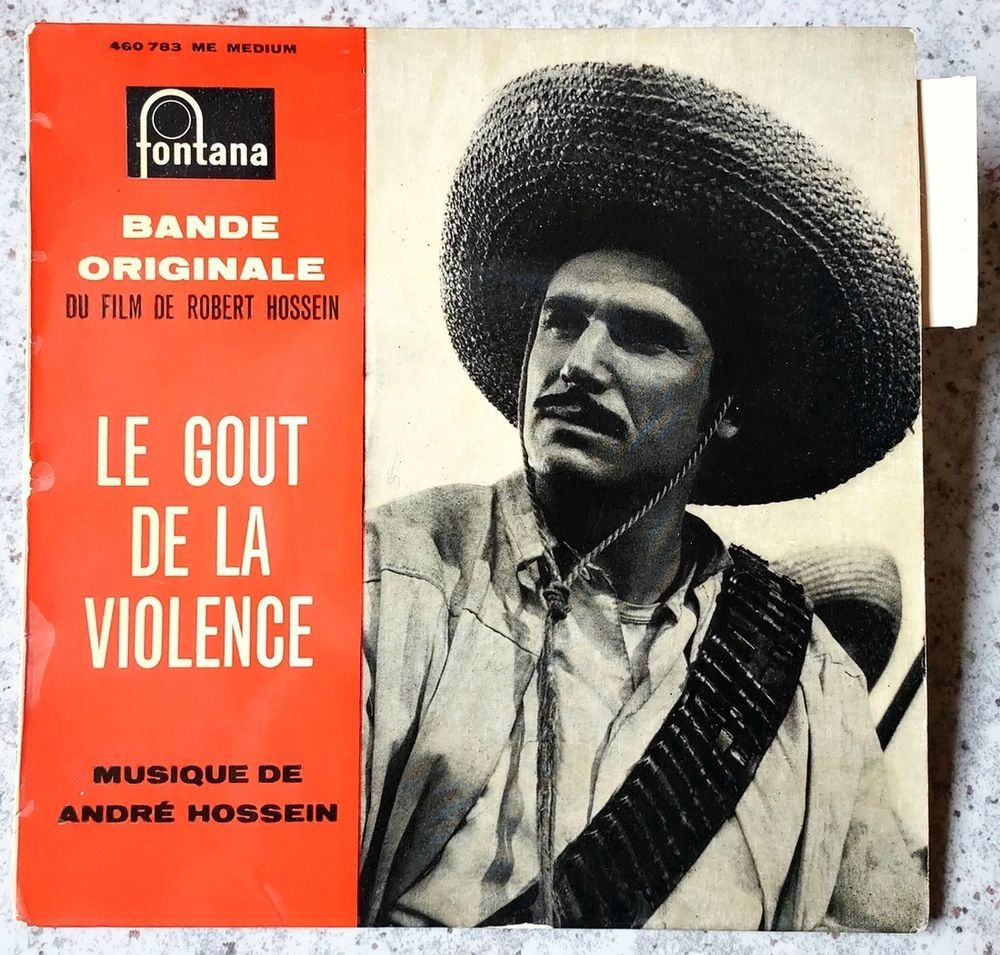 BOF LE GOUT DE LA VIOLENCE-45t EP-Robert/Andr&eacute; HOSSEIN-1961 CD et vinyles