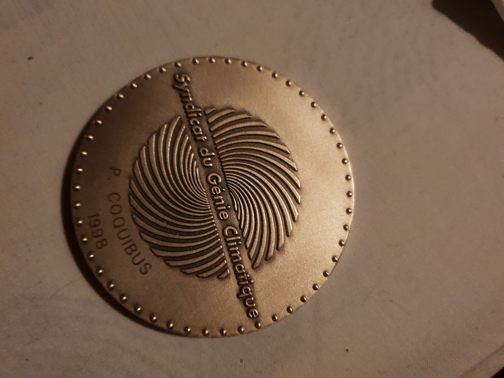 m&eacute;daille de bronze argent&eacute; 