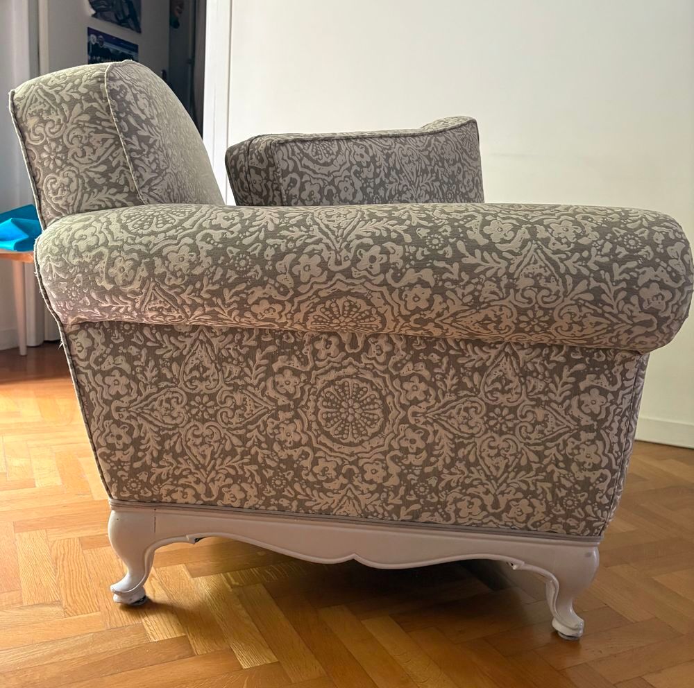 2 fauteuils club inspiration L XV ann&eacute;e 40 restaur&eacute;s Meubles