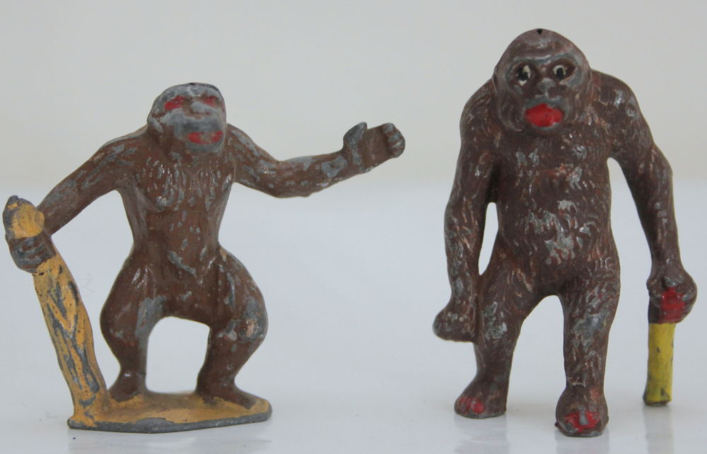 Hommes singes TARZAN figurines plomb anciennes Jeux / jouets