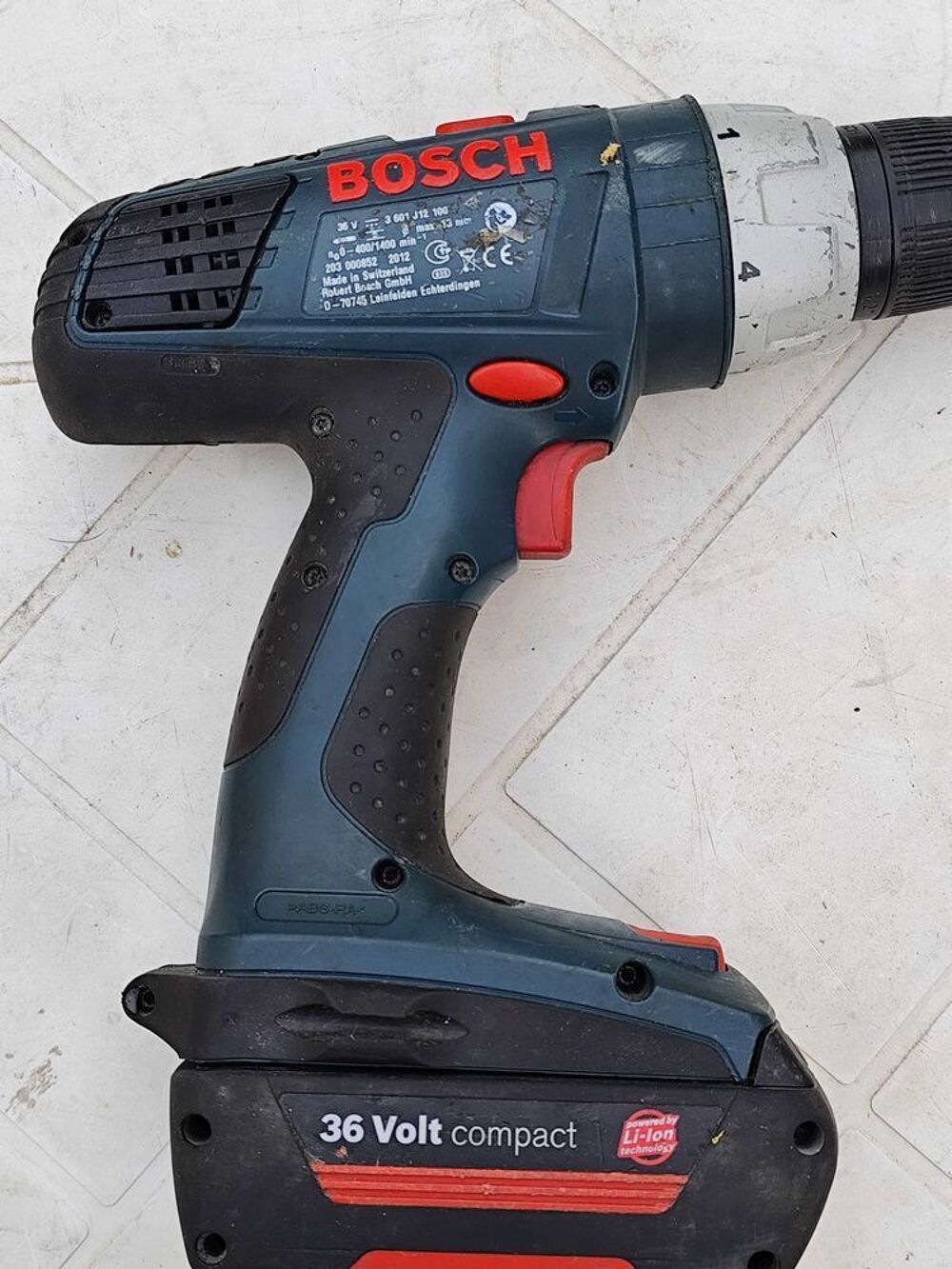 perceuse visseuse Bosch GSR 36V_ Li Professional Bricolage