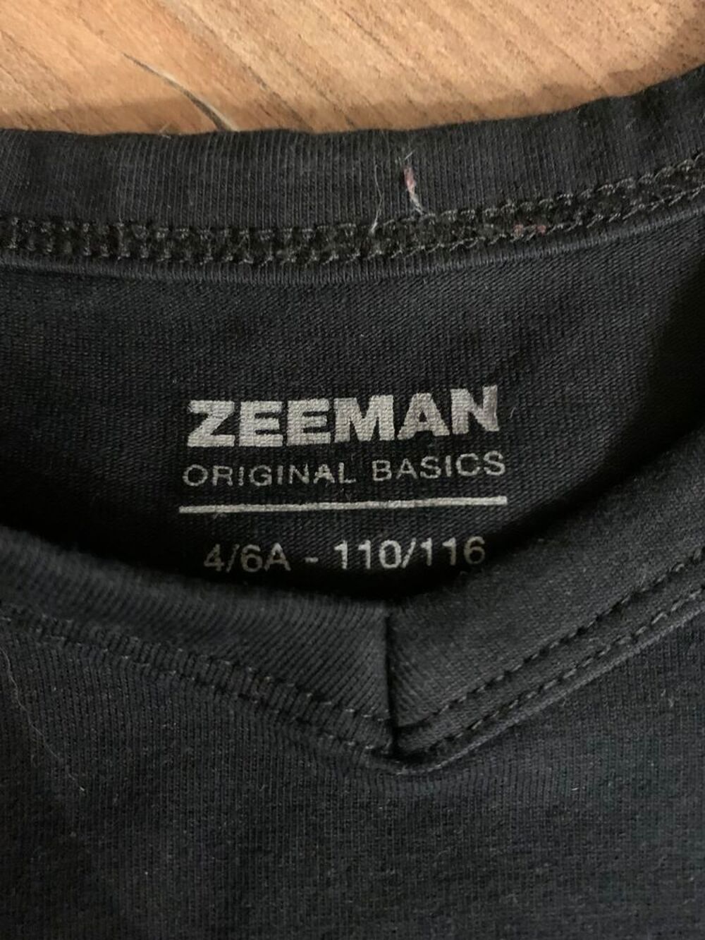 Tee shirt manches longues enfant gar&ccedil;on " Zeeman Vêtements enfants
