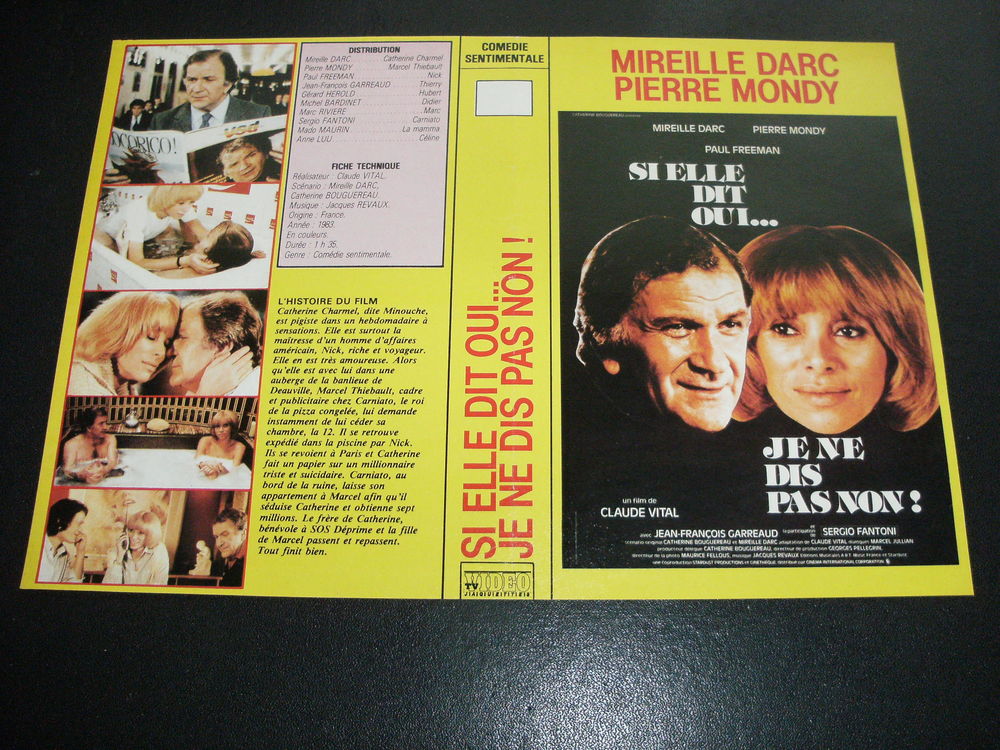 Film : " Si elle dit oui , je ne dis pas non " DVD et blu-ray