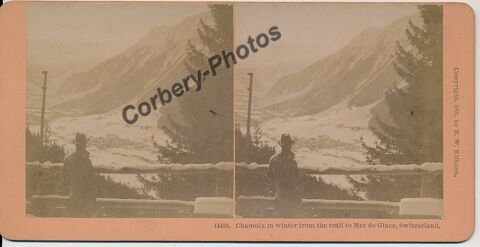 STEREOVIEW SUISSE Mer de Glace Switzerland Photo  Stéréo Loches (37)